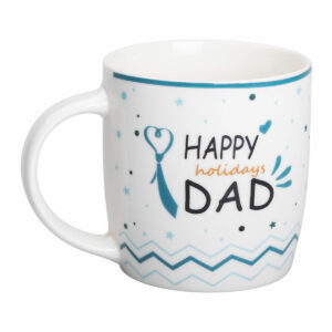 Кружка керамічна з написами 450 (мл) Happy holidays dad