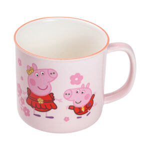 Чашка керамічна Peppa Pig 400 мл рожева рожева